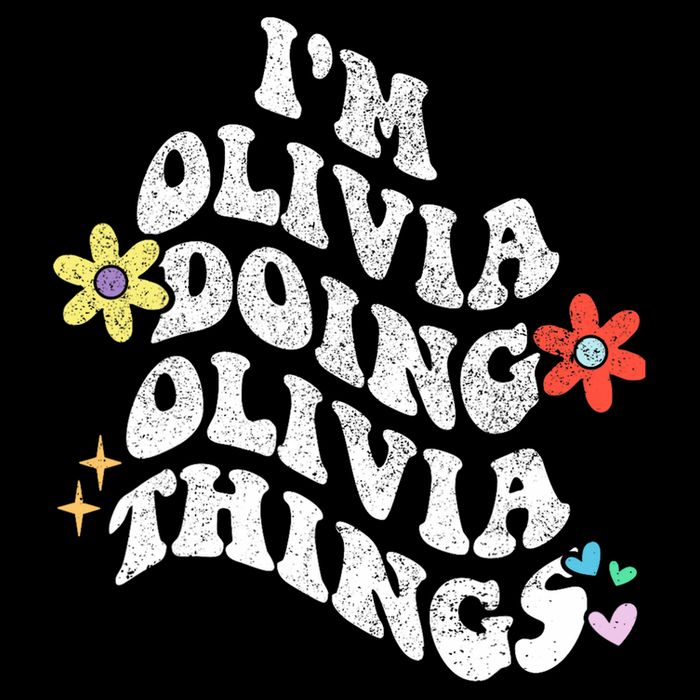 Personalized Name Mothers Day Outfit For Women Retro Groovy Im Olivia Doing Olivia Things Funny Moth Backpack