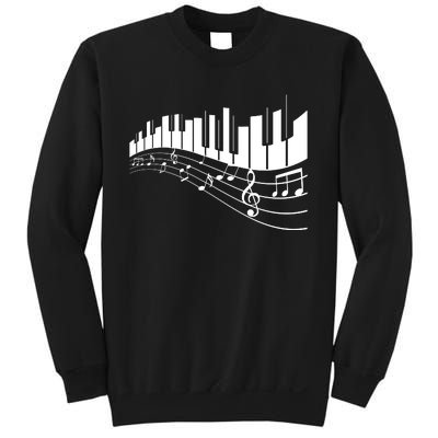 Piano Notes Musical Sweatshirt