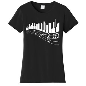 Piano Notes Musical Women's T-Shirt