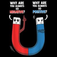 Positive Negative Magnet Science Chemistry Geek Drawstring Bag