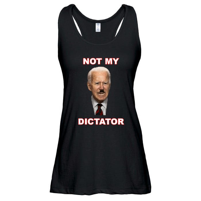 PedoHitler Not My Dictator Funny Joe Biden Ladies Essential Flowy Tank