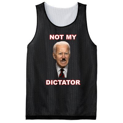 PedoHitler Not My Dictator Funny Joe Biden Mesh Reversible Basketball Jersey Tank