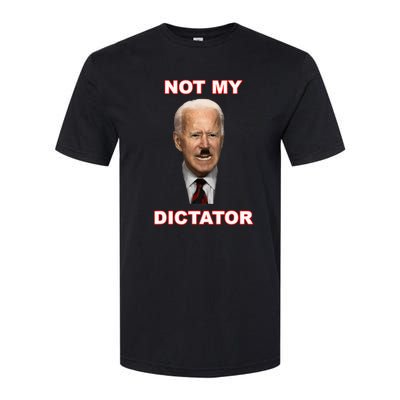 PedoHitler Not My Dictator Funny Joe Biden Softstyle CVC T-Shirt