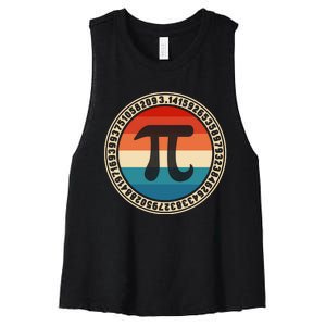 PI Numbers Math Lover PI Day Science Women's Racerback Cropped Tank