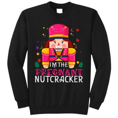 Pregnant Nutcracker Matching Family Group Christmas Sweatshirt