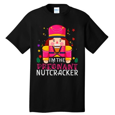 Pregnant Nutcracker Matching Family Group Christmas Tall T-Shirt