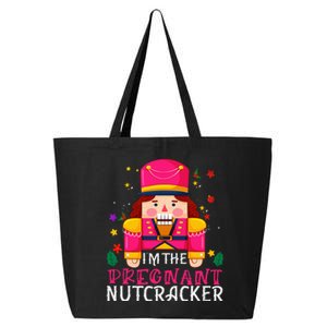 Pregnant Nutcracker Matching Family Group Christmas 25L Jumbo Tote