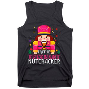 Pregnant Nutcracker Matching Family Group Christmas Tank Top