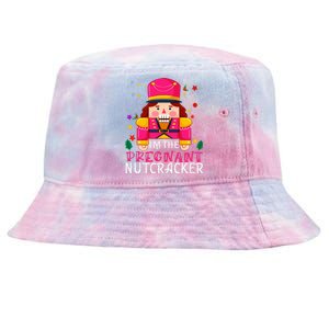 Pregnant Nutcracker Matching Family Group Christmas Tie-Dyed Bucket Hat