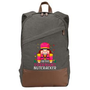 Pregnant Nutcracker Matching Family Group Christmas Cotton Canvas Backpack