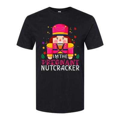 Pregnant Nutcracker Matching Family Group Christmas Softstyle CVC T-Shirt