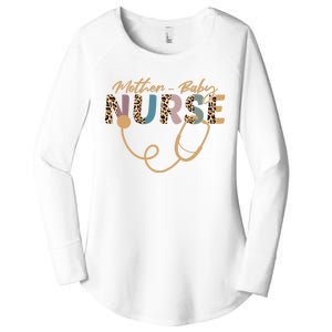 Postpartum Nursing Mother Baby Nurse Appreciation Week Women's Perfect Tri Tunic Long Sleeve Shirt