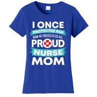 Proud Nurse Mom Support Rn Son Gift Women's T-Shirt