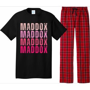 Personalized Name Maddox I Love Maddox Pajama Set