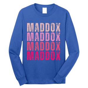 Personalized Name Maddox I Love Maddox Long Sleeve Shirt