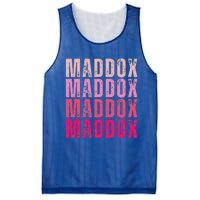 Personalized Name Maddox I Love Maddox Mesh Reversible Basketball Jersey Tank