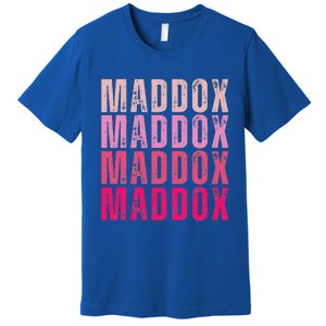 Personalized Name Maddox I Love Maddox Premium T-Shirt