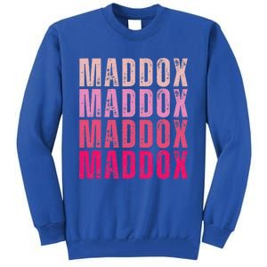 Personalized Name Maddox I Love Maddox Tall Sweatshirt