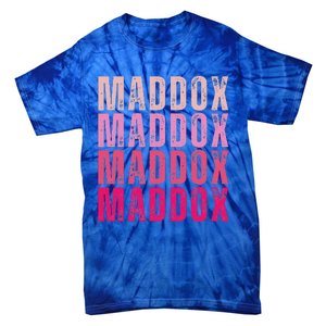 Personalized Name Maddox I Love Maddox Tie-Dye T-Shirt