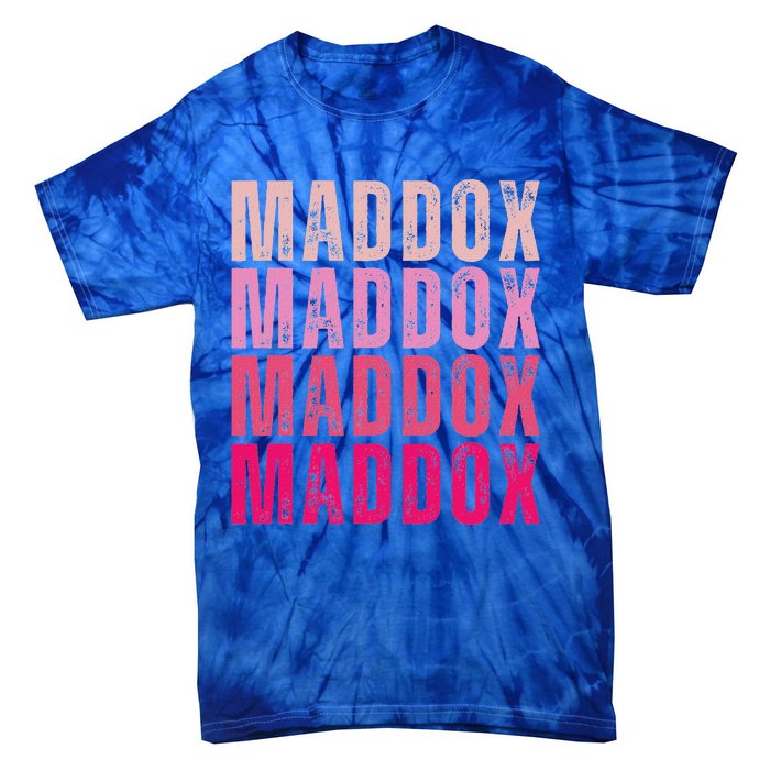 Personalized Name Maddox I Love Maddox Tie-Dye T-Shirt