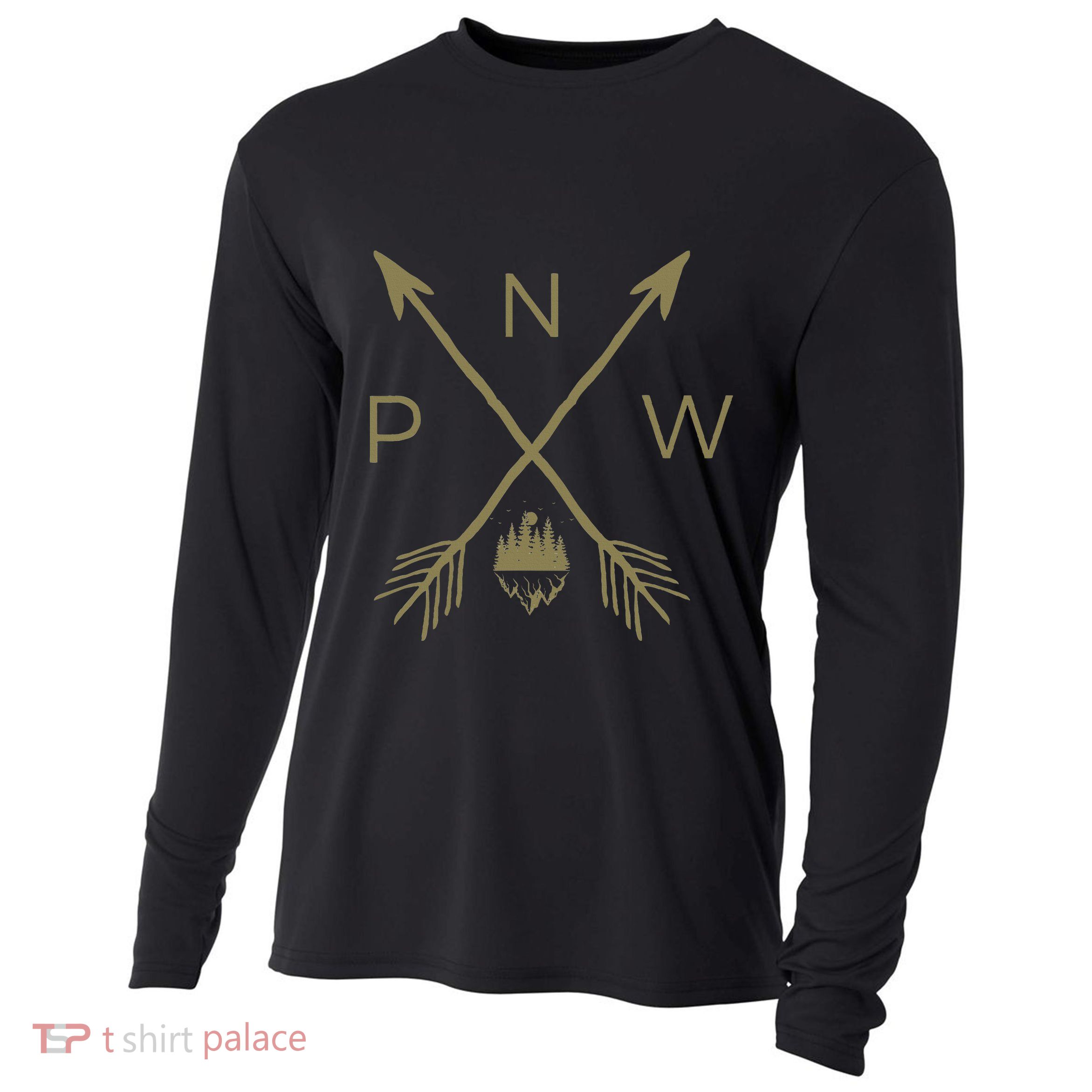 Pacific Northwest Mountain Cool Pnw Pacific Northwest Cooling Performance Long Sleeve Crew