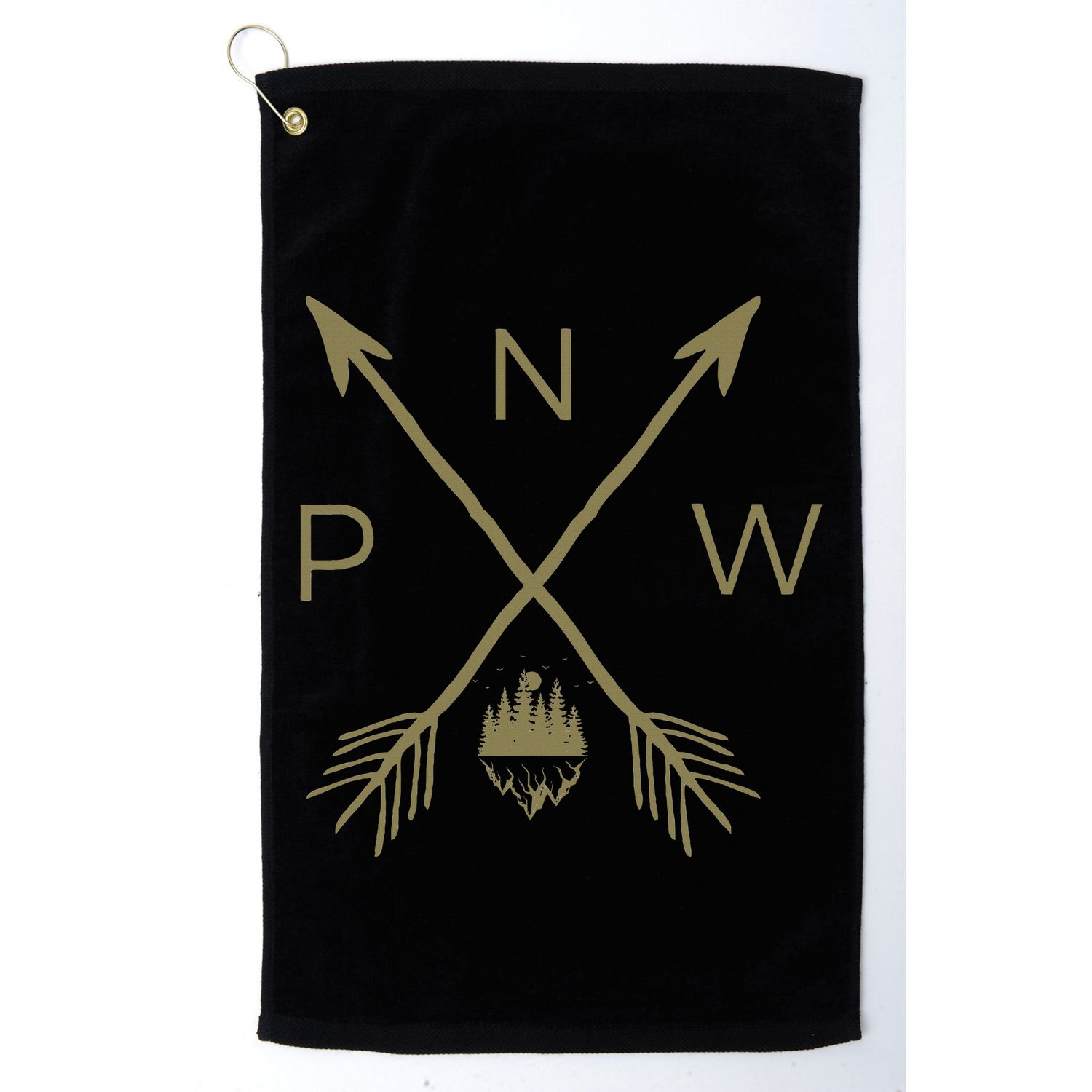 Pacific Northwest Mountain Cool Pnw Pacific Northwest Golf Towel