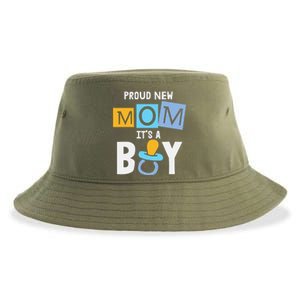 Proud New Mom It's A Promoted To Mommy Mother's Day Sustainable Bucket Hat