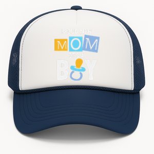 Proud New Mom It's A Promoted To Mommy Mother's Day Trucker Hat