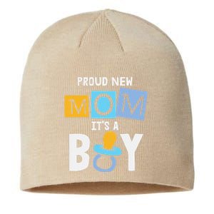 Proud New Mom It's A Promoted To Mommy Mother's Day Sustainable Beanie