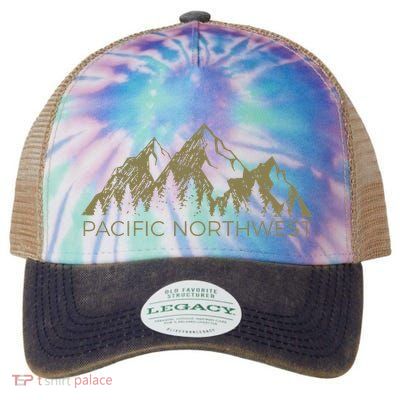 Pacific Northwest Mountain Pnw Pacific Northwest Legacy Tie Dye Trucker Hat