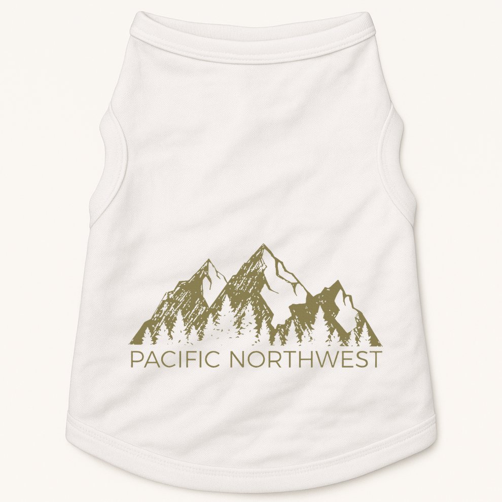 Pacific Northwest Mountain Pnw Pacific Northwest Doggie Tank