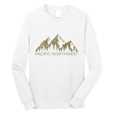 Pacific Northwest Mountain Pnw Pacific Northwest Long Sleeve Shirt