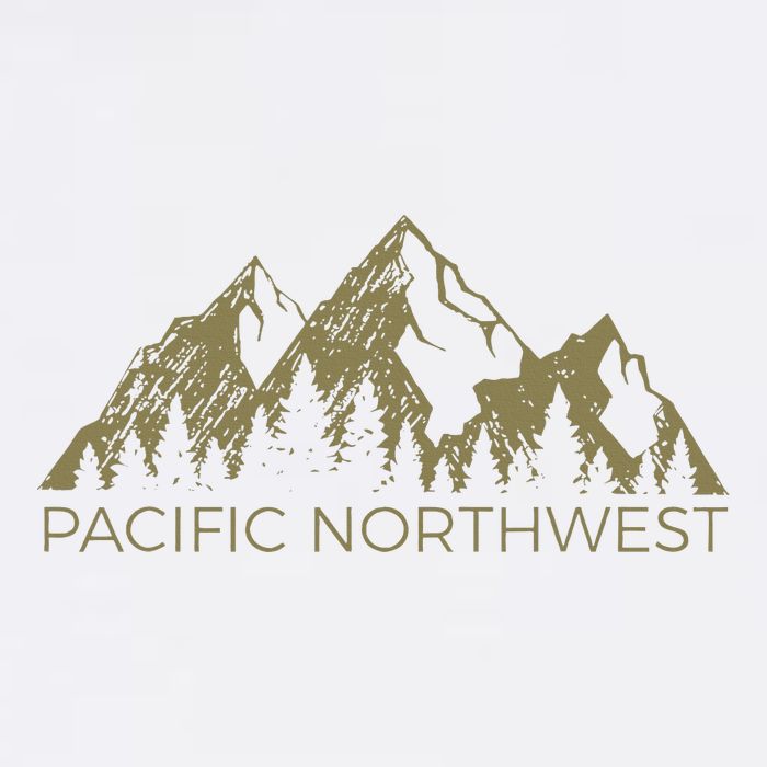 Pacific Northwest Mountain Pnw Pacific Northwest V-Neck T-Shirt