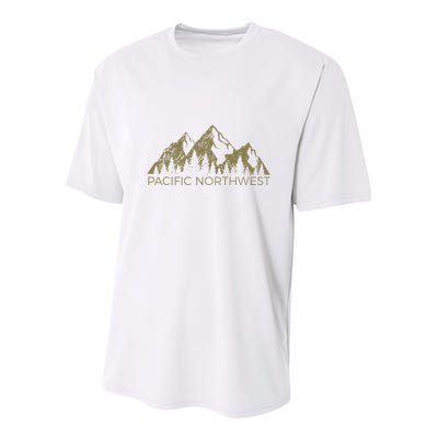 Pacific Northwest Mountain Pnw Pacific Northwest Youth Performance Sprint T-Shirt