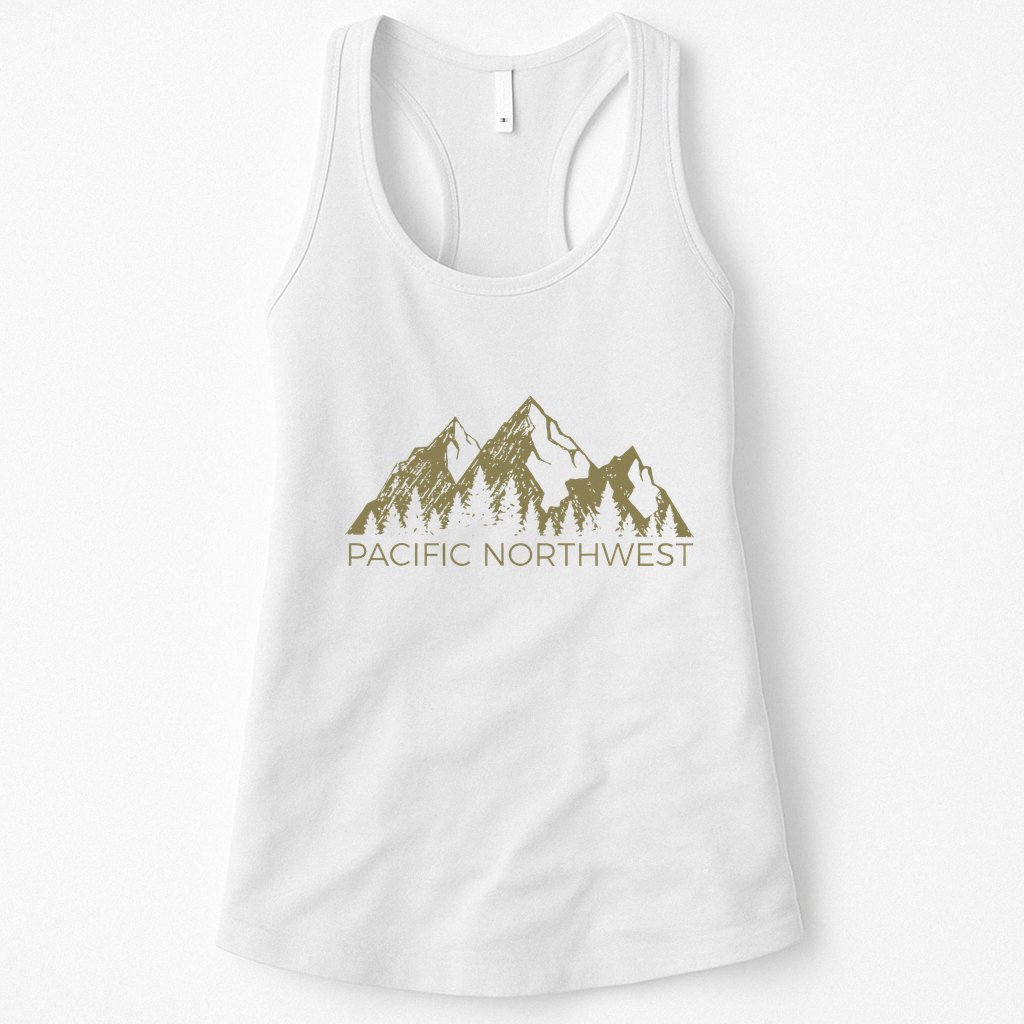 Pacific Northwest Mountain Pnw Pacific Northwest Womens Tank Top