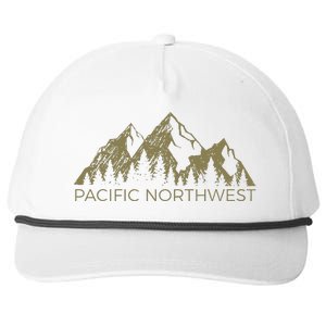 Pacific Northwest Mountain Pnw Pacific Northwest Snapback Five-Panel Rope Hat