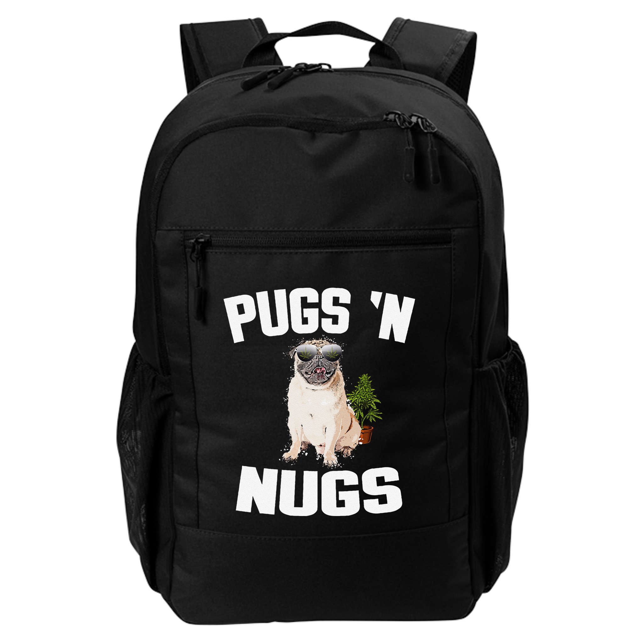 Pugs ´N Nugs Cannabis Pot Weed Smoking Smoke Hash Backpack