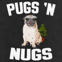 Pugs ´N Nugs Cannabis Pot Weed Smoking Smoke Hash 11oz C Handle Ceramic Mug