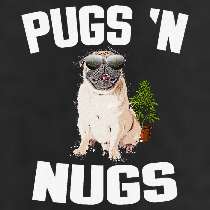 Pugs ´N Nugs Cannabis Pot Weed Smoking Smoke Hash 11oz C Handle Ceramic Mug