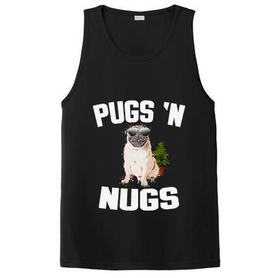 Pugs ´N Nugs Cannabis Pot Weed Smoking Smoke Hash PosiCharge Competitor Tank