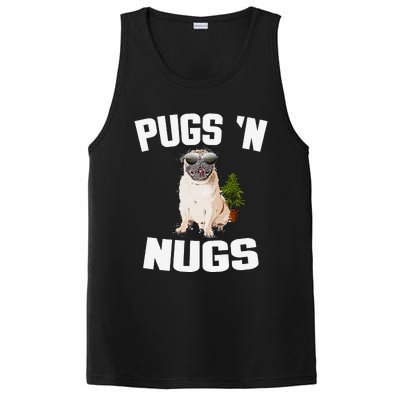 Pugs ´N Nugs Cannabis Pot Weed Smoking Smoke Hash PosiCharge Competitor Tank