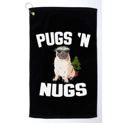 Pugs ´N Nugs Cannabis Pot Weed Smoking Smoke Hash Golf Towel
