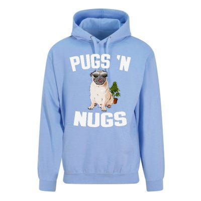 Pugs ´N Nugs Cannabis Pot Weed Smoking Smoke Hash Unisex Surf Hoodie