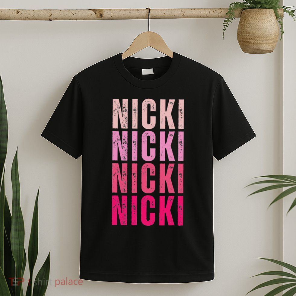 Personalized Name Nicki I Love Nicki Vintage T-Shirt
