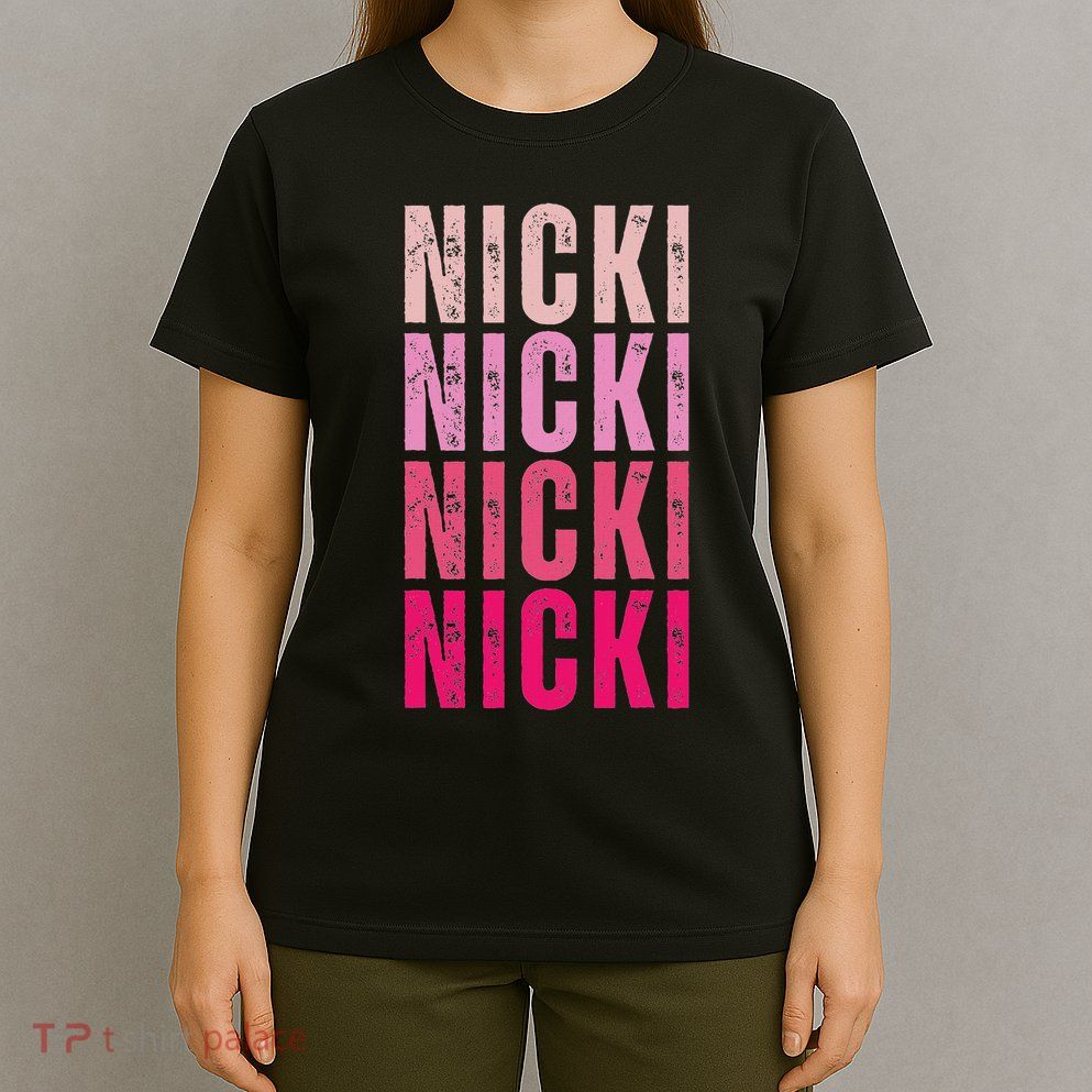 Personalized Name Nicki I Love Nicki Vintage T-Shirt