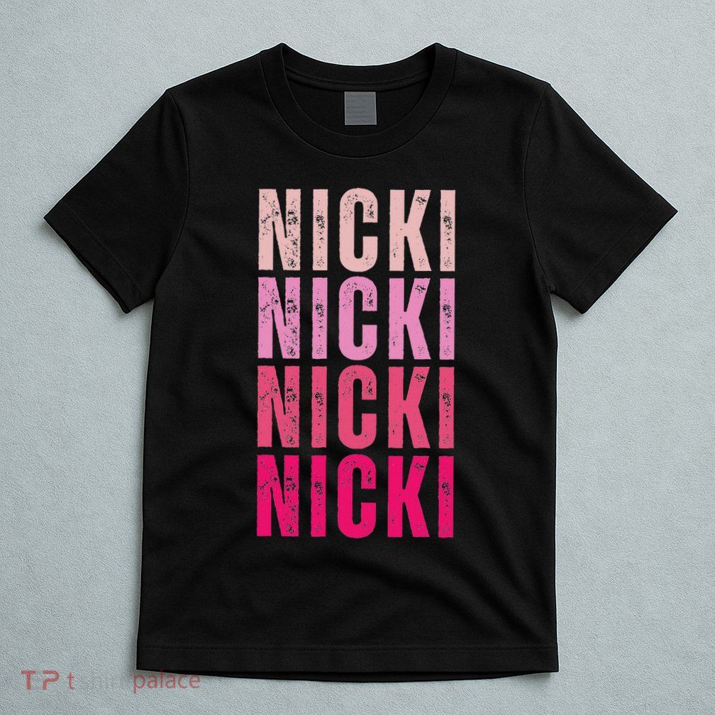 Personalized Name Nicki I Love Nicki Vintage T-Shirt