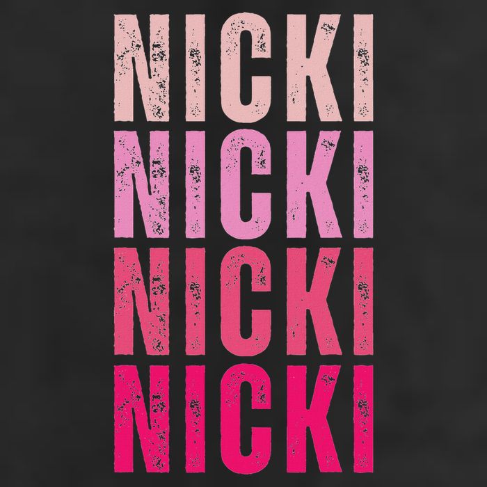 Personalized Name Nicki I Love Nicki Vintage Beanie