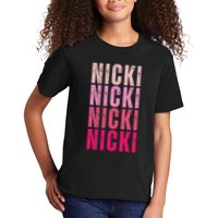 Personalized Name Nicki I Love Nicki Vintage Kids T-Shirt