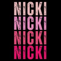 Personalized Name Nicki I Love Nicki Vintage Kids T-Shirt