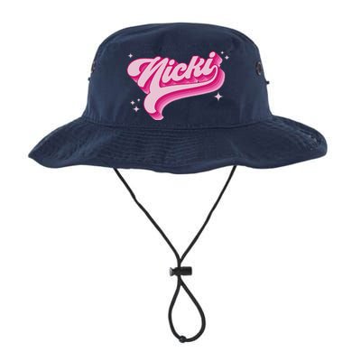 Personalized Name Nicki I Love Nicki Groovy Gift Legacy Cool Fit Booney Bucket Hat